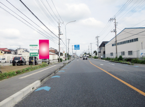 上尾市・県道51号 川越上尾線 上尾市壱丁目南交差点手前