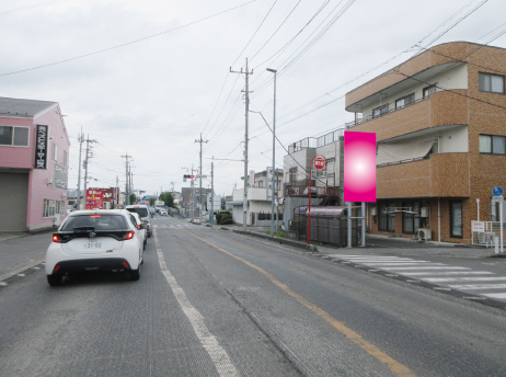 上尾市・県道５１号線西宮下交差点手前