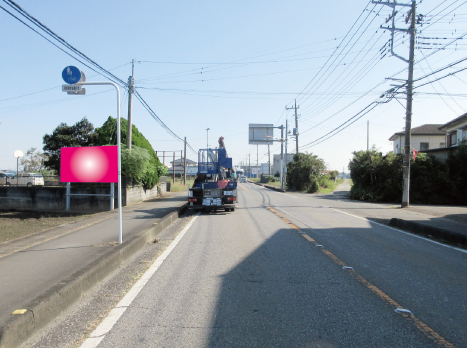 川越市・県道51号線氷川町交差点先