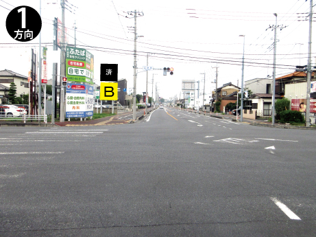 久喜市・ 県道146号線上早見交差点手前ＢＣＤ