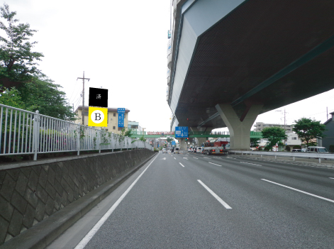 中央区・新大宮バイパス（R17号）上峰交差点手前