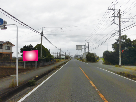 川越市・県道51号線氷川町交差点先