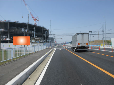三郷市・県道67号彦音付近