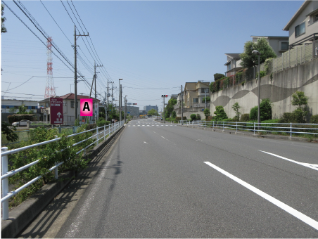 三郷市・仁蔵南交差点そば