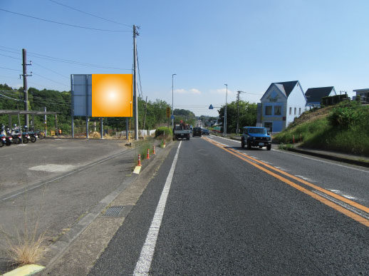茨城県牛久市・R6号牛久沼そば（取手市方面）