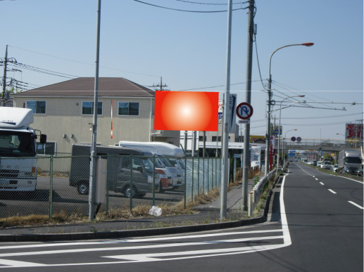越谷市・Ｒ４号ＢＰ大間野交差点先 春日部方面