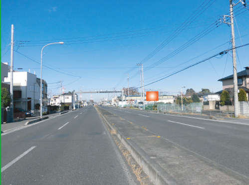 上尾市・県道5号線相頓寺先