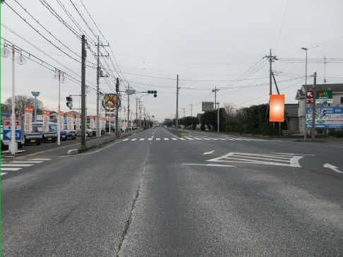 蓮田市・R122上りバイパス旧道分岐交差点