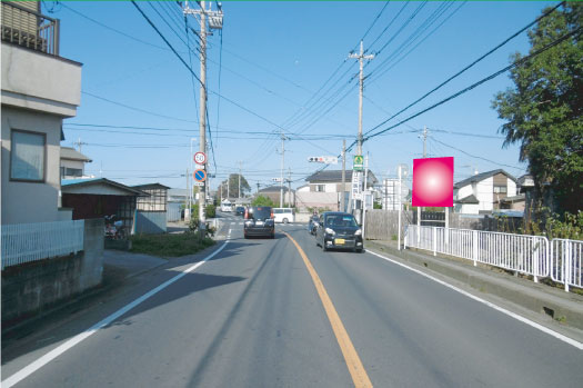 蓮田市・ 上尾久喜線・井沼交差点手前 蓮田市・ 上尾久喜線・井沼交差点手前