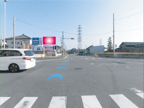 岩槻区・県道2号線・東岩槻交差点 岩槻区・県道2号線・東岩槻交差点