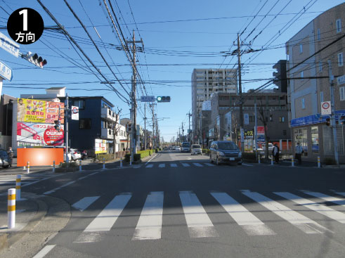 川口市・東川口　けやき通り　榎戸公園交差点