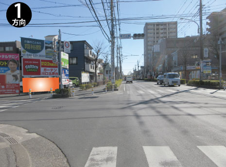 川口市・東川口　けやき通り　榎戸公園交差点