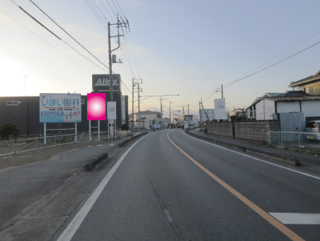 岩槻区・さいたま幸手線表慈恩寺バス停付近