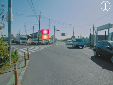 岩槻区・国道16号南平野手前交差点 岩槻区・国道16号南平野手前交差点
