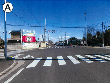 岩槻区・国道122号線 箕輪交差点B(下段) 岩槻区・国道122号線 箕輪交差点B(下段)