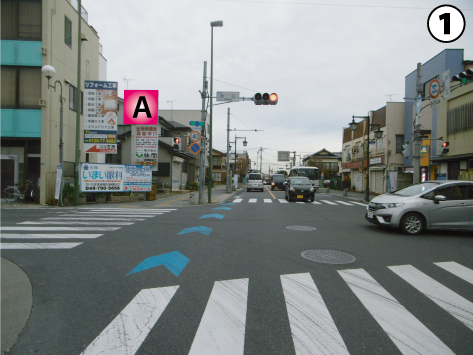 岩槻区・渋江交差点 A