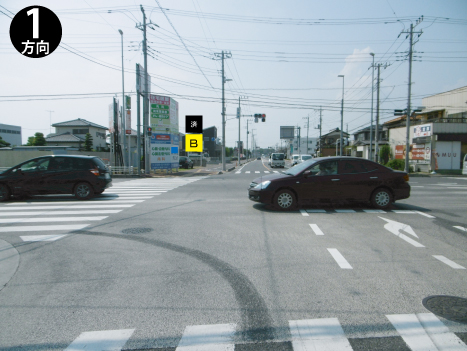 久喜市・ 県道146号線上早見交差点手前ＢＣＤ