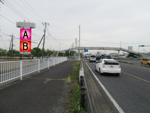 春日部市・国道１６号不動院野交差点手前ＡＢ