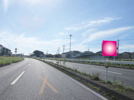 春日部市・Ｒ16号金野井大橋手前