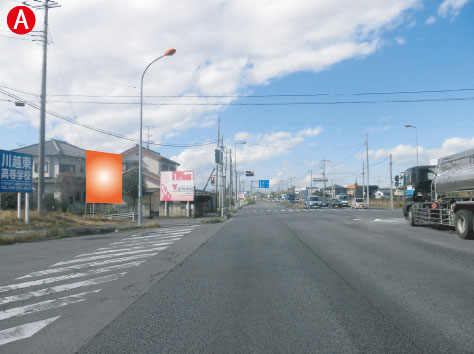 川越市・国道16号線古谷上交差点 川越市・国道16号線古谷上交差点