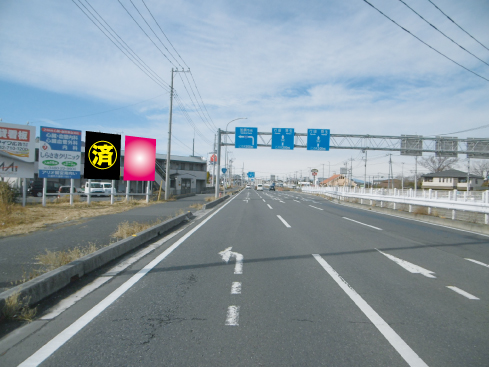 加須市・国道125号・南篠崎交差点先 加須市・国道125号・南篠崎交差点先