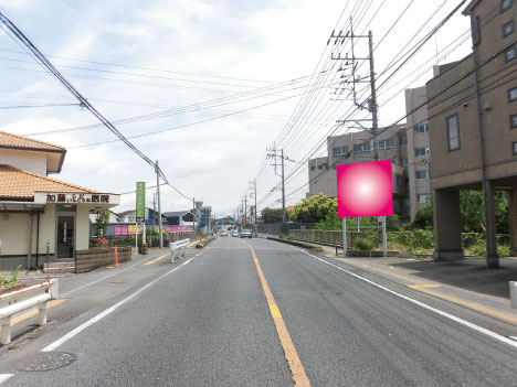 川越市・県道15号線笠幡秀明高校付近 川越市・県道15号線笠幡秀明高校付近