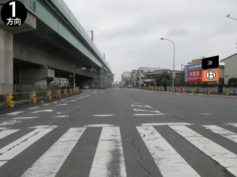 北区・国道17号線 さいたま市 東大成町交差点 北区・国道17号線 さいたま市 東大成町交差点