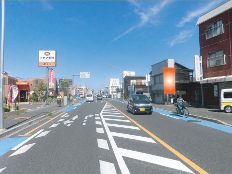 北区・国道17号線大成4丁目交差点手前 北区・国道17号線大成4丁目交差点手前