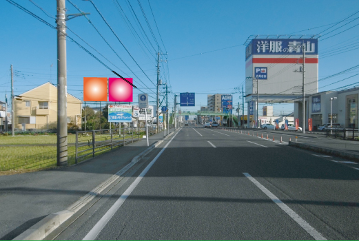 鴻巣市・ 国道17号鴻巣市三ツ木交差点手前 鴻巣市・ 国道17号鴻巣市三ツ木交差点手前