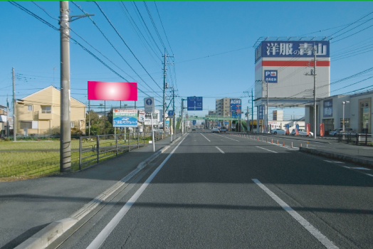 鴻巣市・ 国道17号鴻巣市三ツ木交差点手前 鴻巣市・ 国道17号鴻巣市三ツ木交差点手前