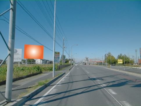 鴻巣市・ 国道17号線箕田交差点手前 鴻巣市・ 国道17号線箕田交差点手前