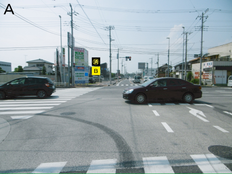 久喜市・ 県道146号線上早見交差点手前