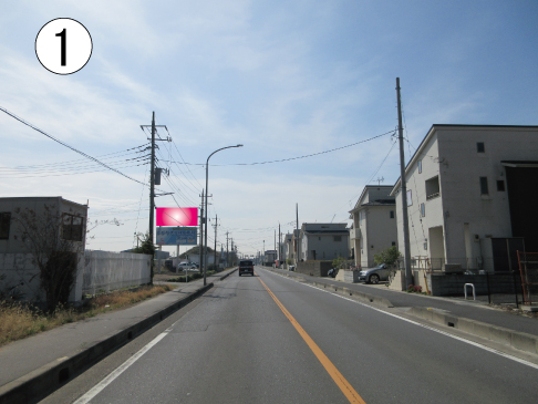 越谷市・県道102号・越谷レイクタウンそば