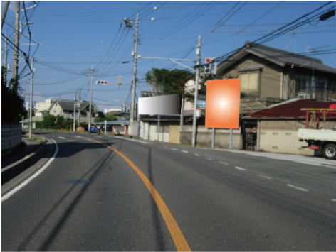 松伏町・県道１９号 松伏交差点手前（A）