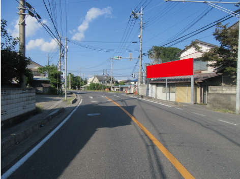 松伏町・県道１９号 松伏交差点手前（B）