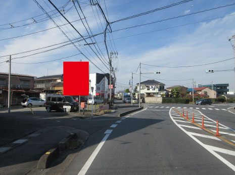 三郷市・県道２1号線早稲田橋手前