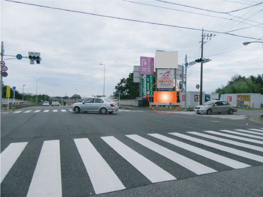 千葉県成田市・郷部交差点