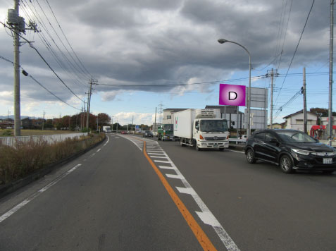 狭山市・ 県道397号線上奥富(中)交差点先D