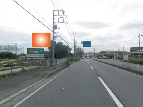 白岡市・県道3号線 篠津交差点手前 白岡市・県道3号線 篠津交差点手前