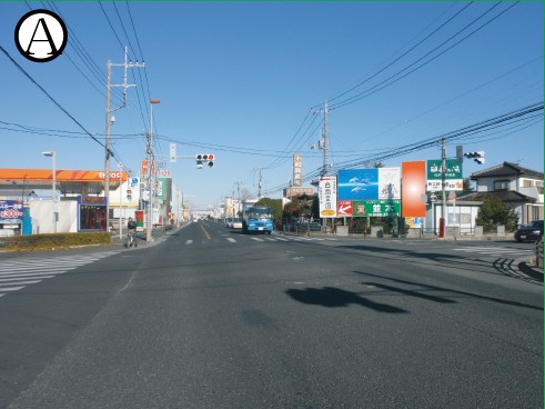 杉戸町・国道4号杉戸町大島交差点