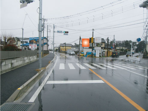 群馬県館林市・堀工町交差点